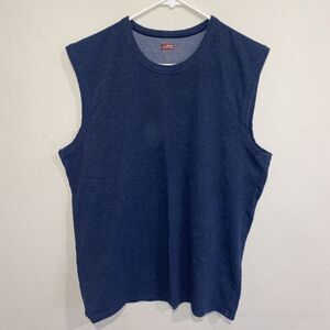 Michael Morgan Men’s Sleeveless Shirt Size XL Blue